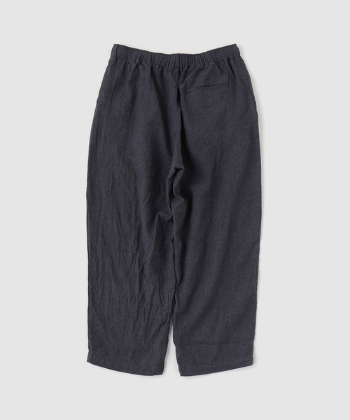 is-ness（イズネス） ワイドパンツ パンツ Linen Track Pants メンズ