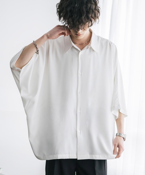 Rocky Monroe（ロッキーモンロー） シャツ 半袖 接触冷感 とろみビッグ