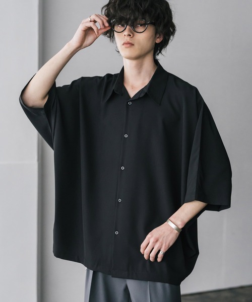 Rocky Monroe（ロッキーモンロー） シャツ 半袖 接触冷感 とろみビッグ