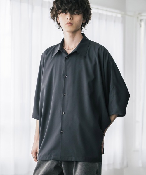 Rocky Monroe（ロッキーモンロー） シャツ 半袖 接触冷感 とろみビッグ