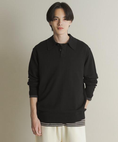 「SENSE OF PLACE by URBAN RESEARCH」 長袖ニット LARGE レッド メンズ_画像3