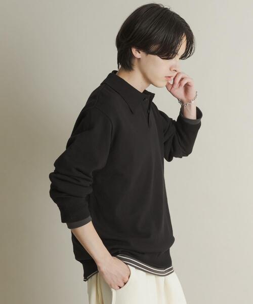 「SENSE OF PLACE by URBAN RESEARCH」 長袖ニット LARGE レッド メンズ_画像7