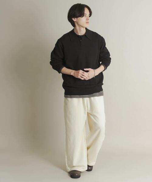 「SENSE OF PLACE by URBAN RESEARCH」 長袖ニット LARGE レッド メンズ_画像8