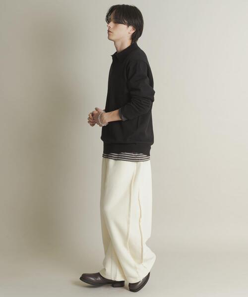 「SENSE OF PLACE by URBAN RESEARCH」 長袖ニット LARGE レッド メンズ_画像9