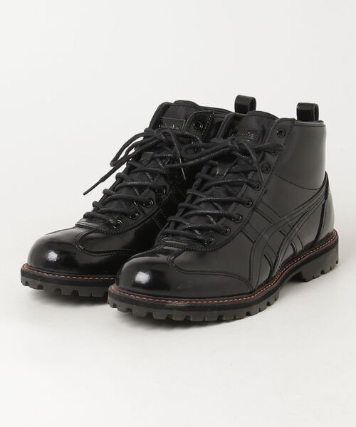 Onitsuka Tiger（オニツカタイガー） ショートブーツ 25.5 ブラック系