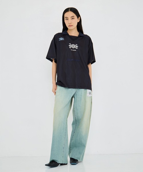 tシャツ 「TOGA TOO/トーガトゥー」Game shirt UMBRO SP/アンブロコラボレーション/ゲームシャツ レディースの画像