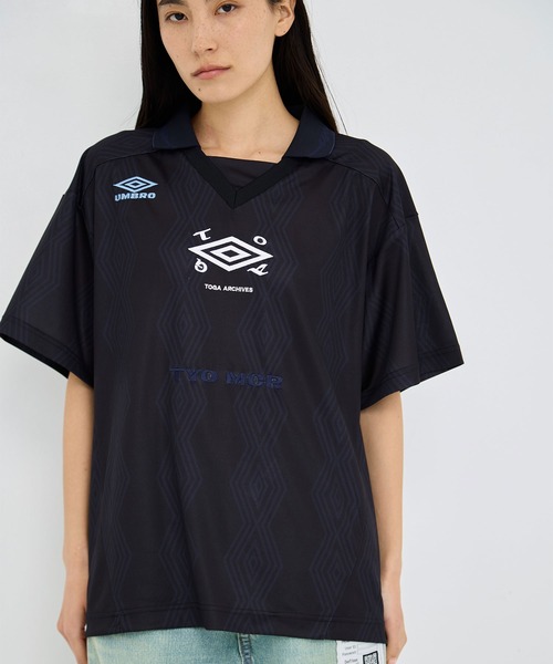tシャツ 「TOGA TOO/トーガトゥー」Game shirt UMBRO SP/アンブロコラボレーション/ゲームシャツ レディースの画像