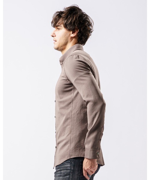 「wjk」 長袖シャツ MEDIUM グレー メンズの画像