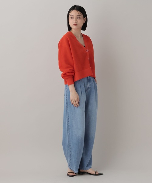 ジーンズ デニム デニムパンツ テンセルデニムパンツ レディースの画像