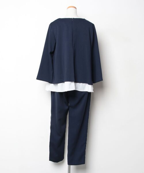 「DRESS LAB」 セットアップ L ネイビー レディース_画像2