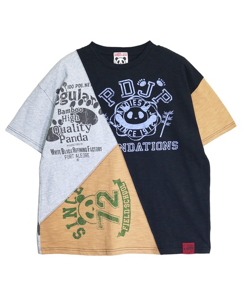 PANDIESTA（パンディエスタ） tシャツ リメイク風Tシャツ(M2) メンズ