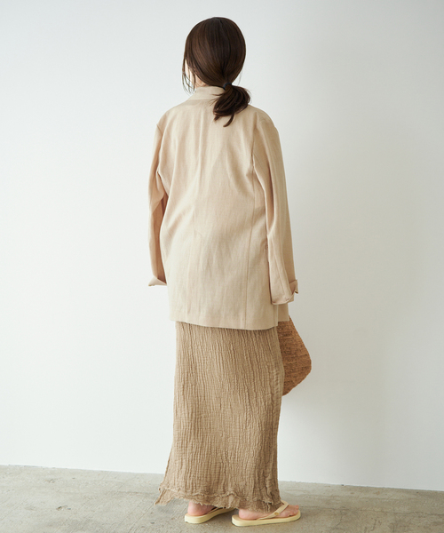 ★*e様 plage Back flare スカート　ブラウン38サイズ plage（プラージュ） スカート LES ATELIERS FRANCAIS DE CONFECTION