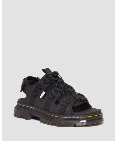ドクターマーチン サンダル UK7 Dr.Martens（ドクターマーチン） フラットサンダル UK7 ブラック