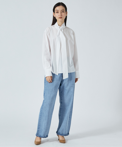 「qualite」 デニムパンツ 36 グレー レディース_画像7