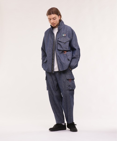 「MANASTASH」 カーゴパンツ X-LARGE インディゴブルー メンズ_画像5