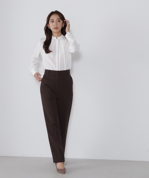 「NATURAL BEAUTY BASIC」 長袖ブラウス SMALL ブルー レディース_画像5