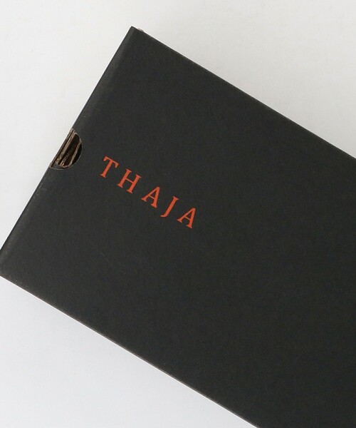 サンダル 「THAJA」レザー ステッチ ポインテッド スライダー サンダル レディースの画像
