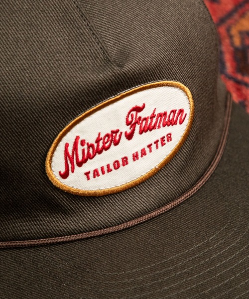 「MRFATMAN」 キャップ M ブラック メンズ_画像9