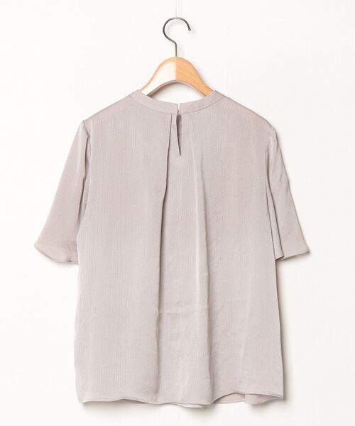 「NATURAL BEAUTY BASIC」 半袖ブラウス MEDIUM ベージュ レディース_画像2
