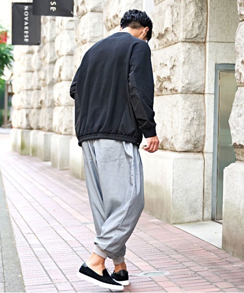 「CavariA」 イージーパンツ L グレー メンズ_画像9