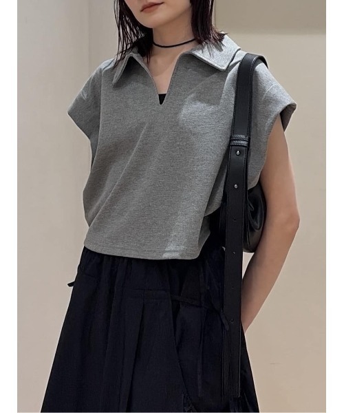 STYLEMIXER（スタイルミキサー） tシャツ 半袖 スキッパーダンボール 