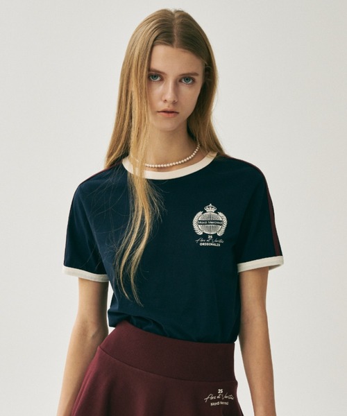 Mardi Mercredi（マルディメクルディ） tシャツ RINGER TSHIRT