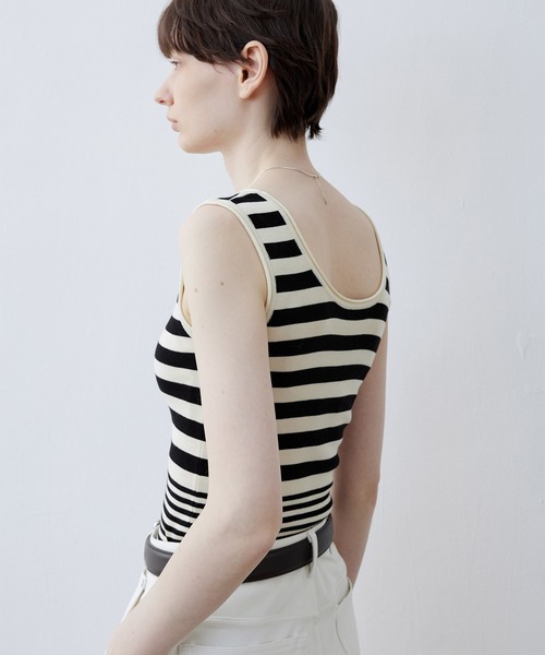「tageechita」 ノースリーブニット M ライトベージュ レディース_画像5