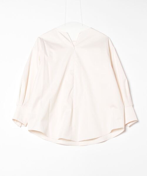 「Demi-Luxe BEAMS」 長袖ブラウス 38 ネイビー レディース_画像2