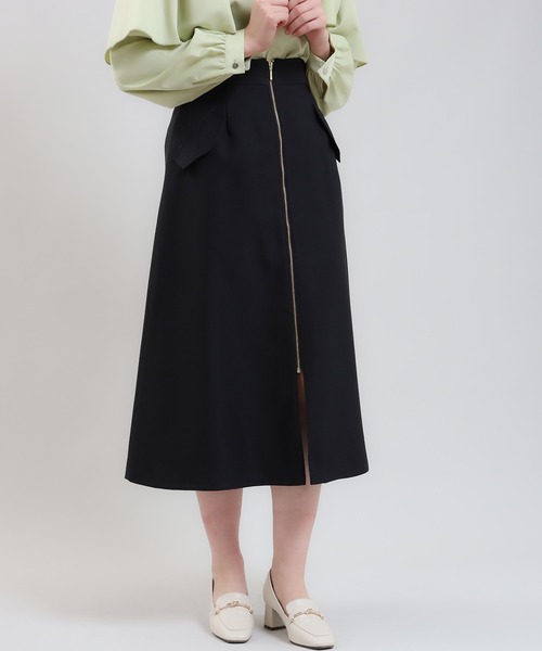 「TRUDEA」 スカート SMALL ネイビー レディース_画像9
