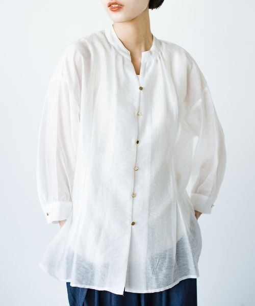 「ANNA LUNA」 長袖ブラウス LARGE ホワイト レディース_画像6
