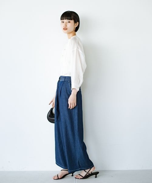 「ANNA LUNA」 長袖ブラウス LARGE ホワイト レディース_画像9