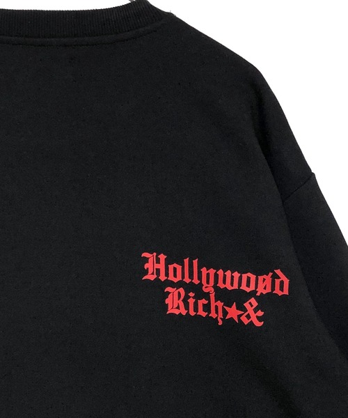 「ADMIX/ATELIER SAB MEN」 「hollywood rich.&」スウェットカットソー 48 ブラック メンズ_画像3