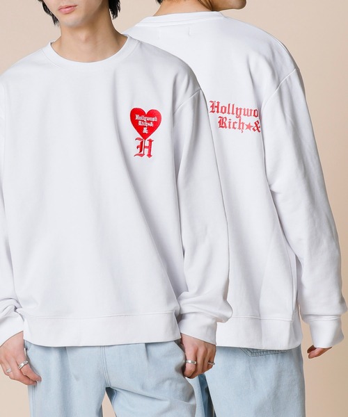 「ADMIX/ATELIER SAB MEN」 「hollywood rich.&」スウェットカットソー 48 ブラック メンズ_画像9