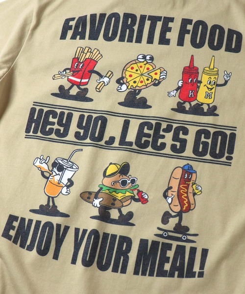 「gym master」 半袖Tシャツ MEDIUM ベージュ メンズ_画像7