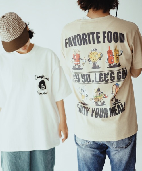 「gym master」 半袖Tシャツ MEDIUM ベージュ メンズ_画像9