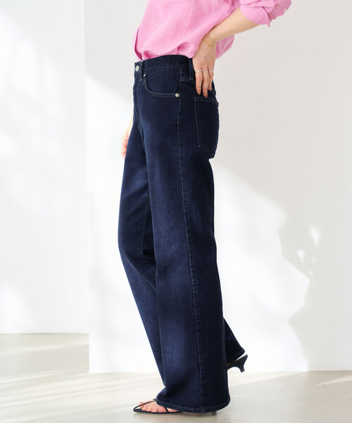 「IENA」 デニムパンツ 38 ネイビー レディース_画像5