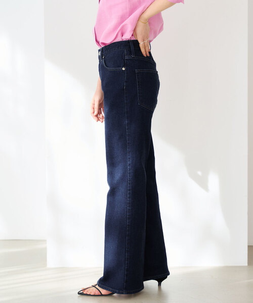 「IENA」 デニムパンツ 38 ネイビー レディース_画像6