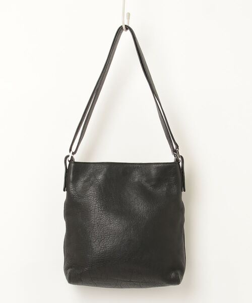 HIROFU ヒロフ レザー ショルダーバッグ ブラック♦chama♦ HIROFU（ヒロフ） ショルダーバッグ - ブラック レディース : ZOZOTOWN
