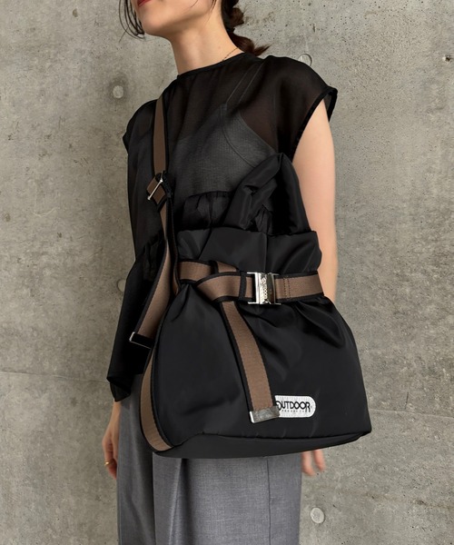 「OUTDOOR PRODUCTS」 2WAYバッグ FREE ブラック レディース_画像3