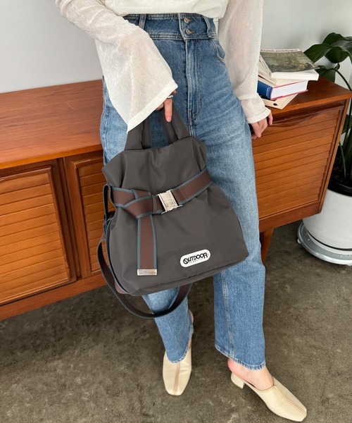 「OUTDOOR PRODUCTS」 2WAYバッグ FREE ブラック レディース_画像8
