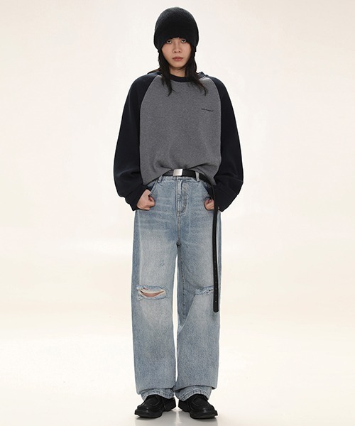 「MASONPRINCE」 長袖Tシャツ L グレー メンズ_画像5