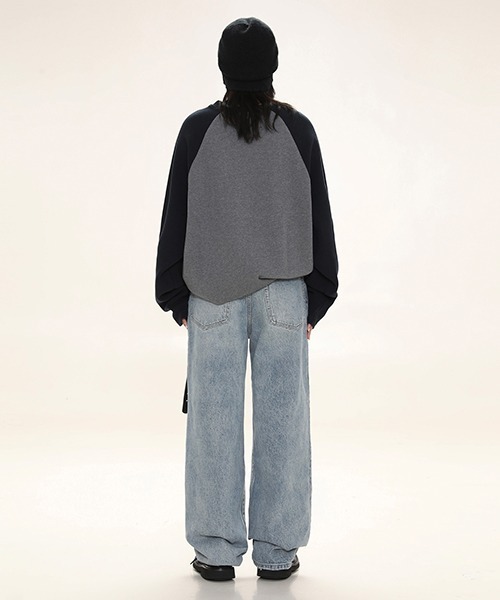 「MASONPRINCE」 長袖Tシャツ L グレー メンズ_画像6
