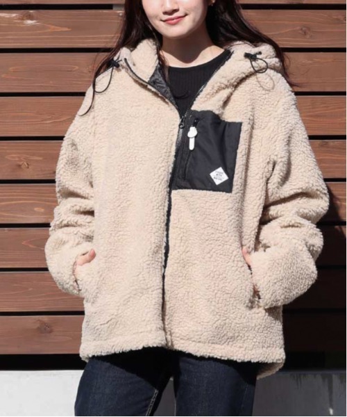 B'z ボア パーカー ブルゾン Ｌ B'z ボア パーカー ブルゾン L