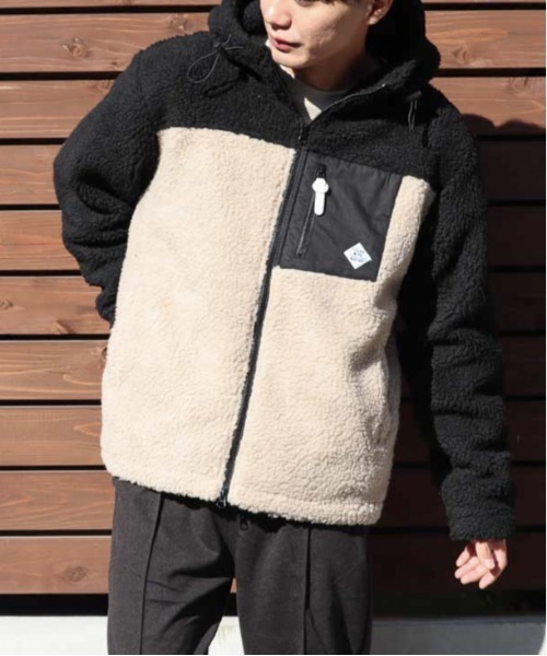 B.I.D. ブルゾン アウター 「SELECT ITEM」表ボアZIPパーカー