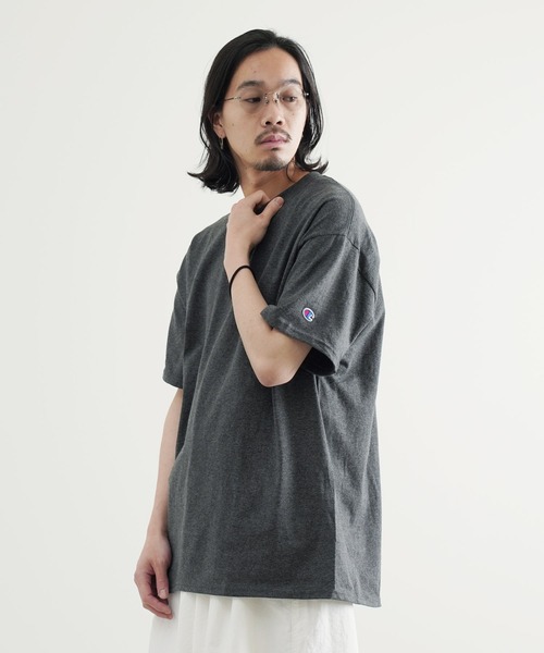 Champion / Tシャツ/L/コットン/ORN Champion（チャンピオン） tシャツ 無地 ベーシック オーバーサイズ