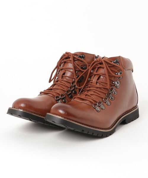 Dedes（デデス） ブーツ AAA+ PUレザー マウンテンブーツ メンズ