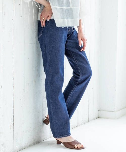 新品♥大人気‼︎IENAイエナ セルビッチハイライズエコデニムパンツ セール】セルビッチハイライズエコデニムパンツ◇（デニムパンツ