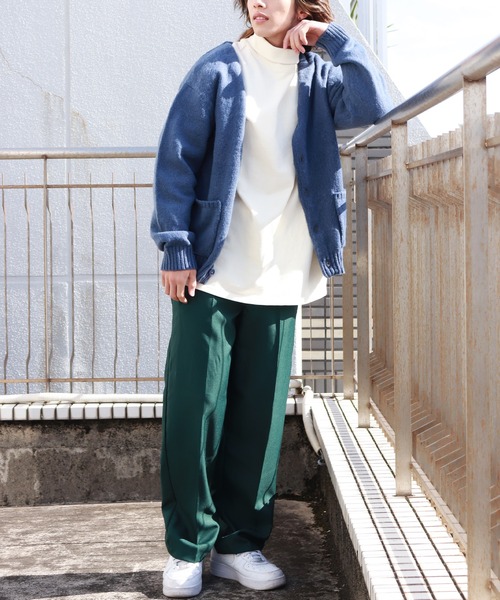 WESTSEA（ウエストシー） カーディガン モヘヤタッチ起毛 ルーズサイズ