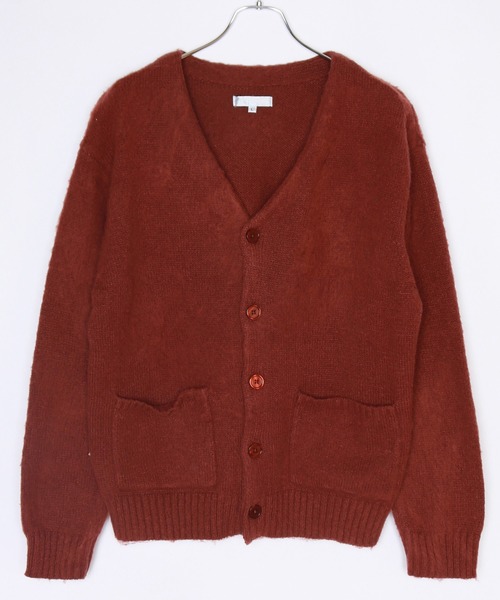 WESTSEA カーディガン モヘヤタッチ起毛 ルーズサイズニット