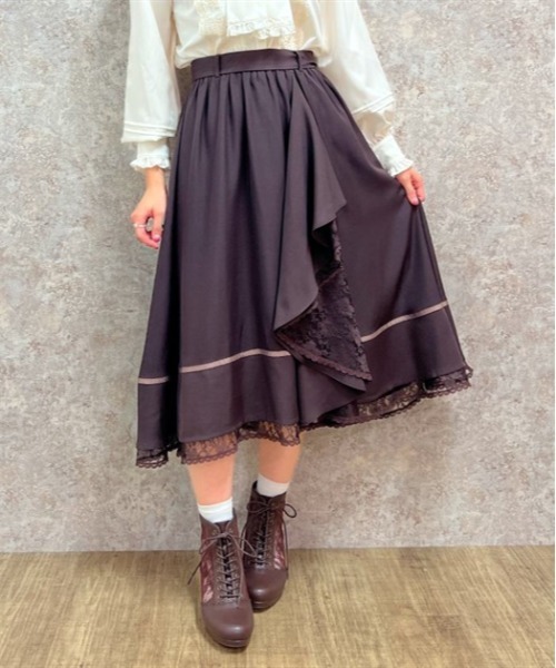 axes femme スカート マルチWAYフリルスカート : ZOZOTOWN